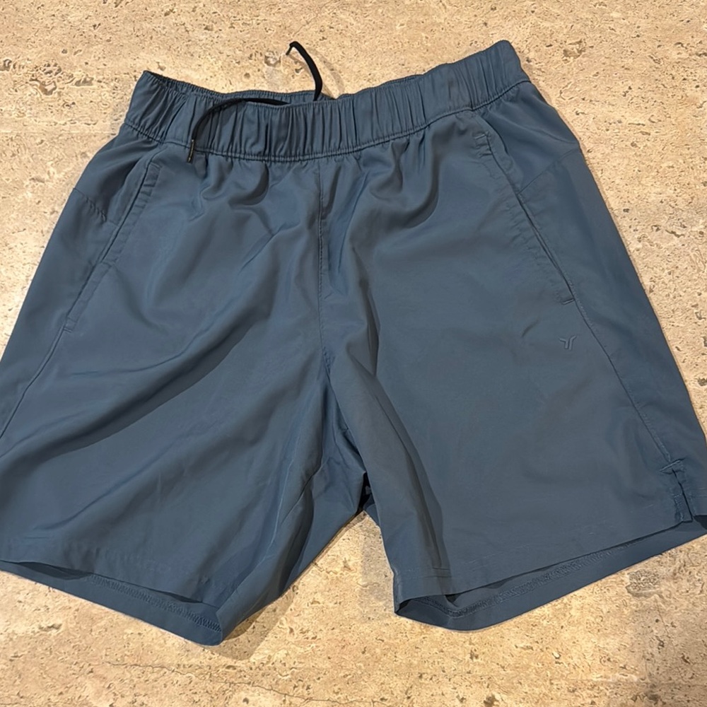Old Navy Blue Athletic Shorts with Elastic Waistband